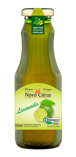 Suco Tropical Orgânico Limonada Novo Citrus Limão