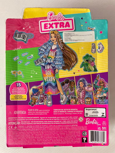 Barbie Extra Fashionista Like The Stars Muñeca Mattel 2022 (Usado)