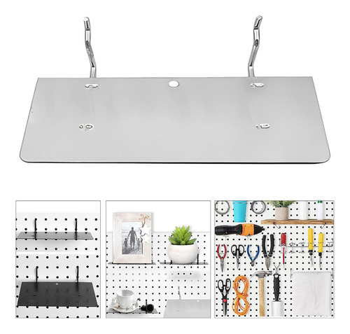 Estante De Tablero Perforado Para Pared, 30 Cm X 12 Cm