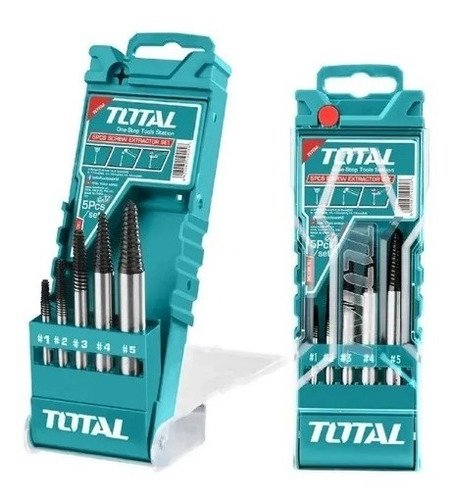 Juego De Extractores De Tornillo Total Tools Tacse0056