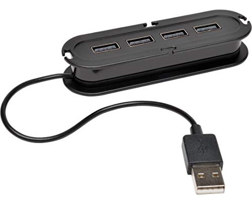 Tripp Lite 4 Puertos Usb 2.0 Hi-speed Ultra-mini Hub Con Ada