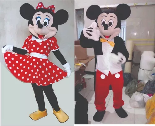 Fantasia Mascote Minnie Super Luxo