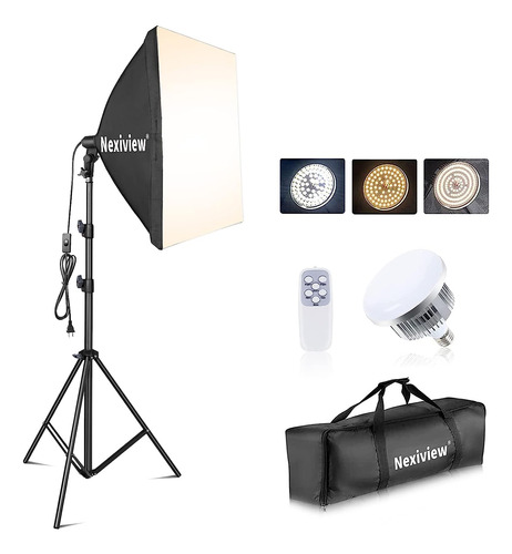 Nexiview - Kit De Iluminación Para Fotografía De Softbox, Ki