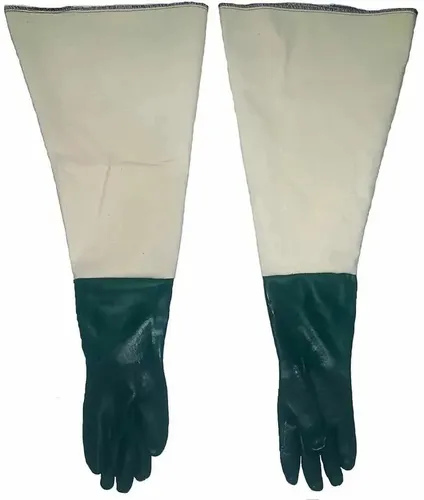 comprar 02 Luvas Esquerda Para Gabinete De Jateamento, Jato De Areia