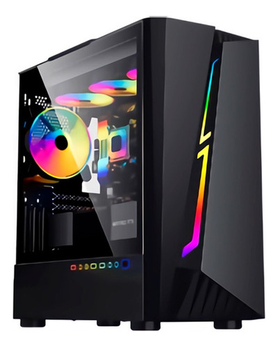 Case Gamer Teros Te1172n Mid Tower Usb 3.0, Usb 2.0 Negro