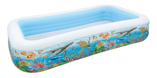 Piscina Inflable Rectangular Intex 58485 Marino De 305cm X 183cm X 56cm 1020l Multicolor Caja