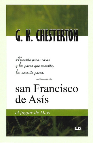 Libro San Francisco De Asis El Juglar De Dios