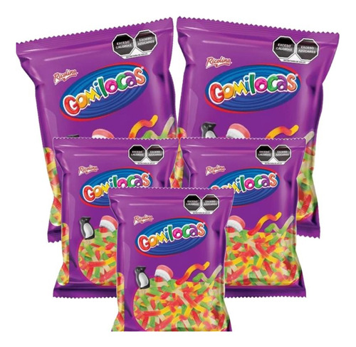 Gomitas Gusano Bicolor Gomilocas Ricolino - Bolsa 5 Kg