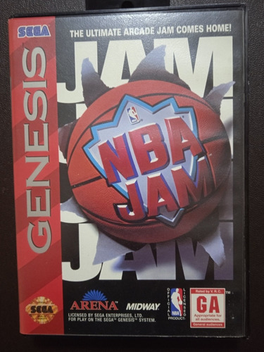 Nba Jam En Caja, Sin Manual - Sega Genesis