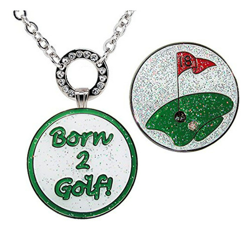 Allure Collar Magnético Con Born 2 Golf & Los Marcadores De 