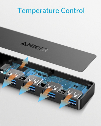 Hub Usb Zapatilla Multiplicador 4 Puertos Usb 3.0 Anker