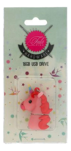 Tula Pink Hardware - Unidad Flash Usb De 16 Gb, Unicornio Ro