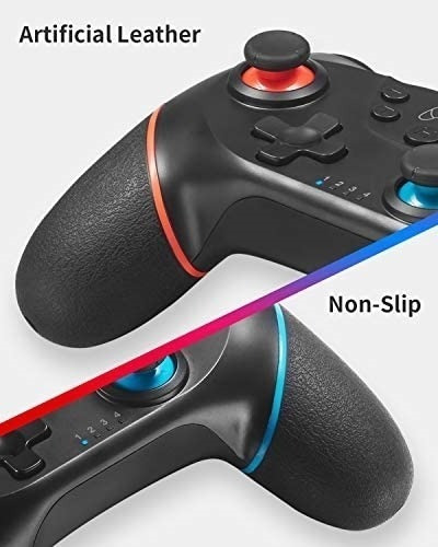 Imagen 2 de 6 de Control Juegos Txlbttl Turbo Gyro Ergonomic/red-blue