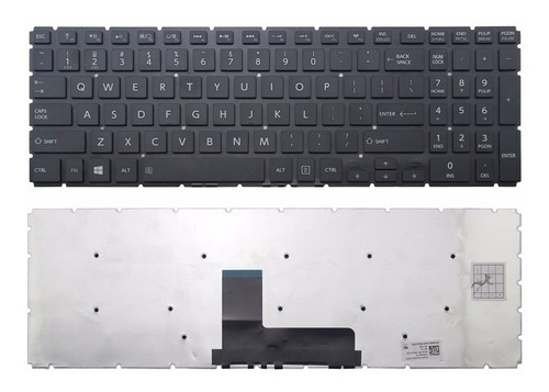 Teclado Toshiba L50-b L50 D-b L55-b P55w Ingles Iluminado