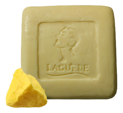 Jabon De Azufre %100 Natural By Laguede, 90gr