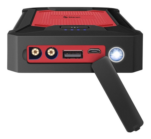 Imagen 2 de 4 de Arrancador Para Auto Compacto Power Bank Linterna Led Steren
