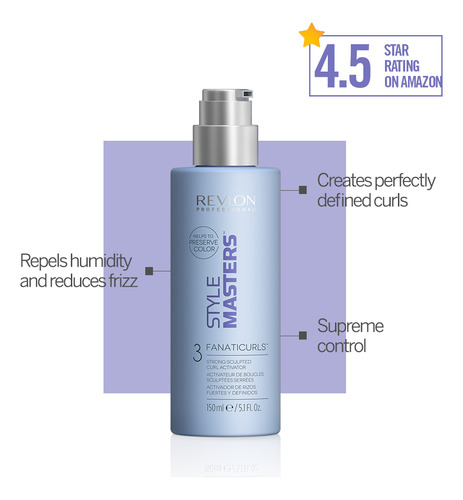 Crema Para Peinar Rizos Fanaticurls Style Masters Revlon 150