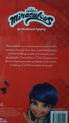Miraculous. Las Aventuras De Ladybug. Clima Tempestuoso: Miraculous. Las Aventuras De Ladybug. Clima Tempestuoso, De Miraculous. Editorial Planeta Junior, Tapa Blanda, Edición 1 En Español, 2022