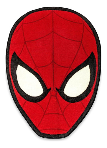 Marvel Spider-man Mask Printed Area Rug | Alfombrilla Interi