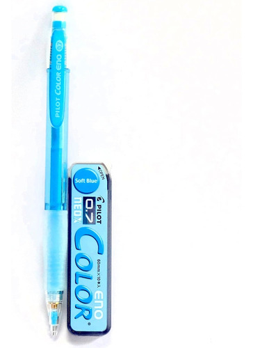 Color Eno Soft Blue Set, Portaminas De 0,7 Mm + Mina De...