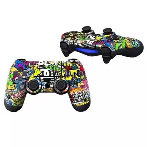 Imagen 1 de 1 de Ps4 Estampa Skin Control Para Playstation 4 Juego De Palabra