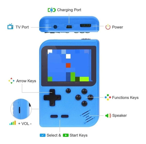 Consola Portatil Retro Sup Game Box Plus 400 Juegos