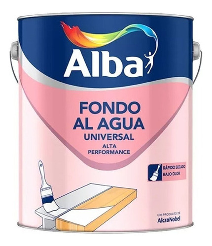 Fondo Al Agua Universal Alba 1 Litro Alta Performance Mm