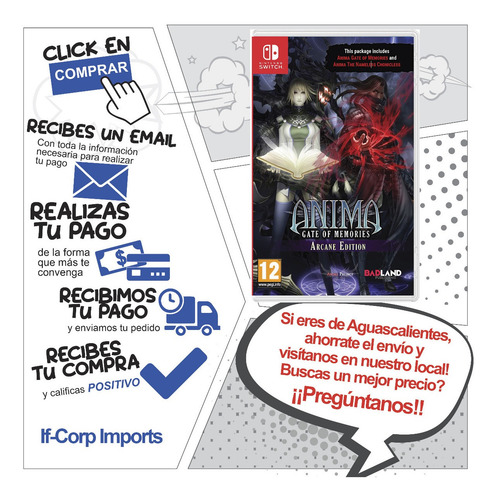 Anima Gate Of Memories : Arcane Edition Nintendo Switch