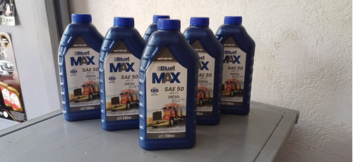 Aceite Blue Max Sae 50 Api Cf Diésel Para Motor