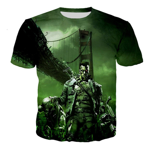 2024 Camisetas Impresas En 3d De Terminator Arnold