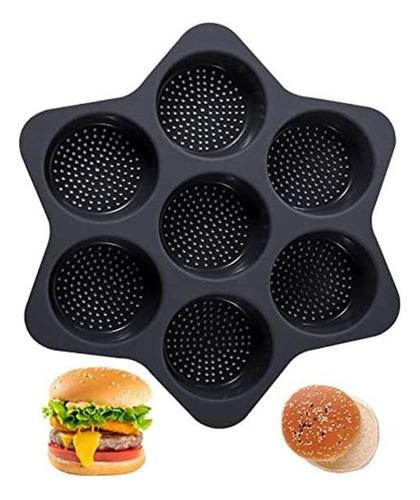 Molde De Hamburguesa De Silicona De Atrccs Pan Con Panadería