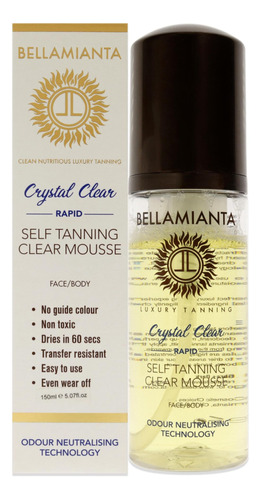 Bellamianta Rapid Mousse Autobronceador - Crystal Clear Par.