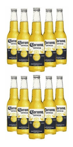 Cerveza Corona Porrón 330ml Pack X12 Zetta Bebidas