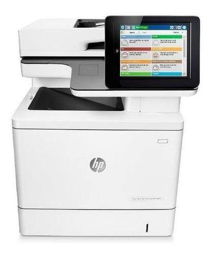 Impresora Hp Multifunción Laserjet M577dn Color Red