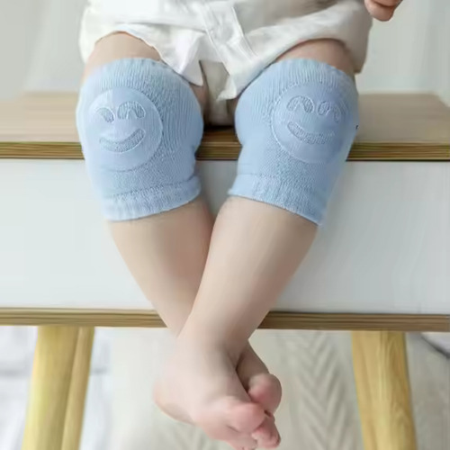 Rodilleras Para Bebé De Algodón Suave-protección Y Comodidad Beige Lisa
