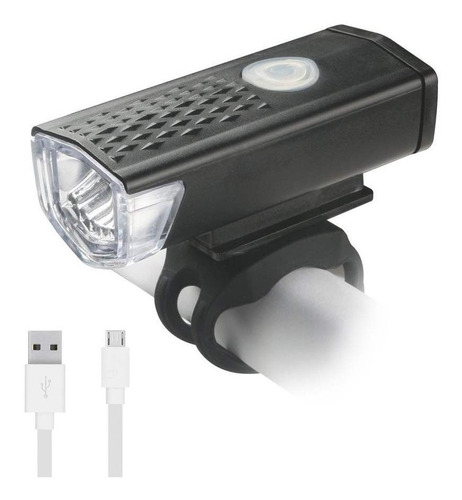 Farol Usb Guidão 180lm Bicicleta Luz Noturna Bike : Lanterna