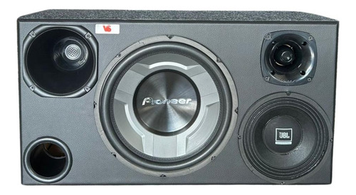 Caixa 4 Vias Pioneer 12'' Ts-w3060br + 8px + Unt400 + Und400