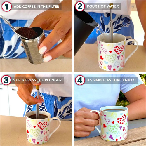 Set De Té De Acero Inoxidable Para Hacer Té Y Café