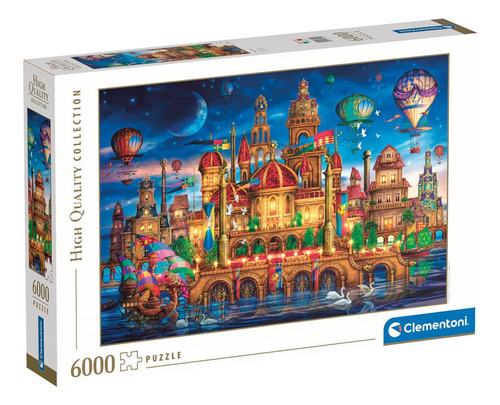 Puzzle 6000 Peças Cidade Mágica - Clementoni