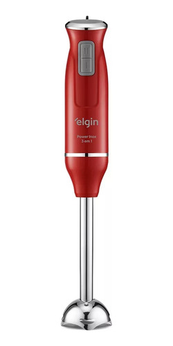Mixer Power Inox Elgin 3 Em 1 600w Cor Vermelho 110v