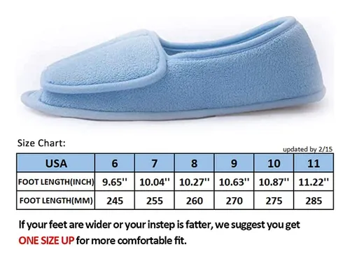 Git-up Women Diabetic Slippers-w Arthritis Edema Adjustable