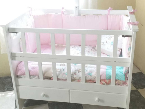 Porta Tul Y Tul Para Cuna De 1.20