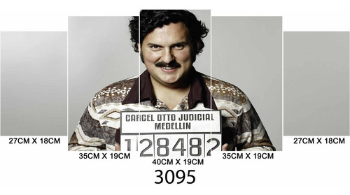 Cuadro Escalonado  Pablo Escobar 6 3095