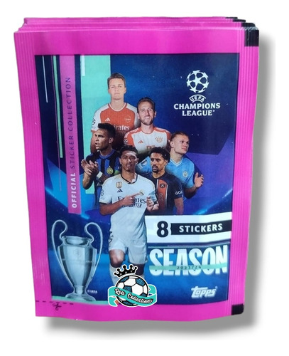 25 Sobres Del Album Champions League 2023/24 (200 Estampas)