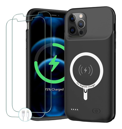 Funda Bateria Para iPhone Pro Max Carga Protectora Portatil