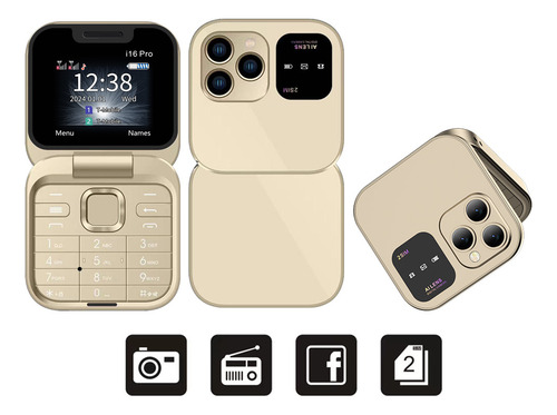 Nuevo Teléfono Móvil Servo 2024 Mini Flip Radio Fm Magic