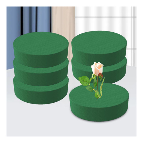 Suporte Para Blocos De Tijolos Redondos 16,5 Cm X 4 Cm Verde