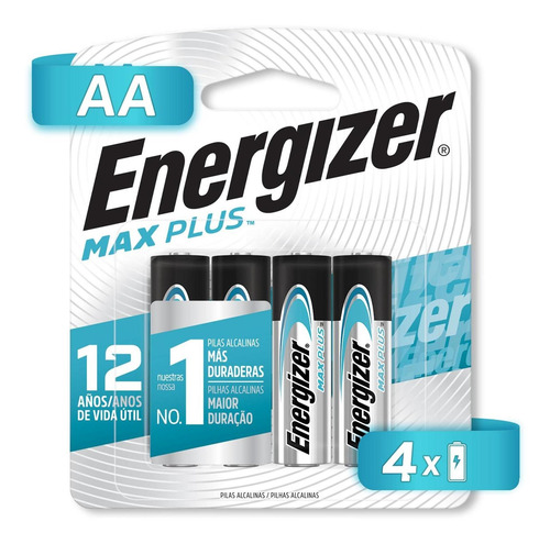 Pila Energizer Plus Alcalina Aa C/4 Ep91bp4