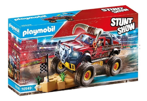 Juguete Playmobil Stunt Show Monster Truck Horned