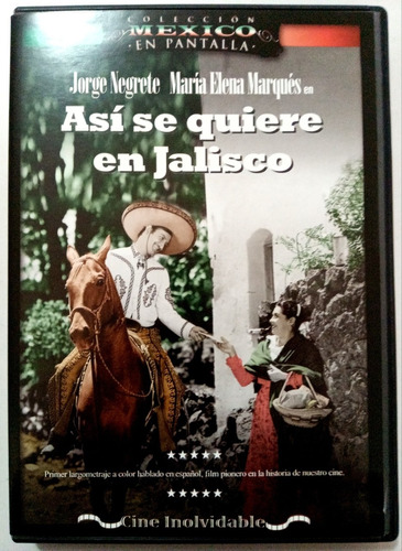 Así Se Quiere En Jalisco Jorge Negrete Dvd Original